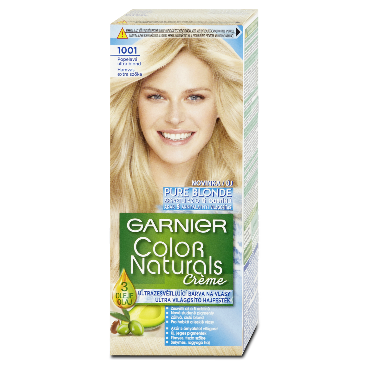 GARNIER Color Naturals Hajfesték 1001 Pure Blonde Patikamra hu