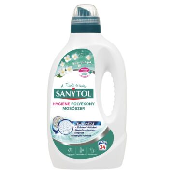 Sanytol Hygiene folyékony mosószer friss virágillattal 1,70 l