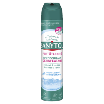 Sanytol Fertőtlenítő légfrissítő és szagtalanító hegyi levegő 300 ml