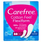 Carefree tisztasági betét Cotton Feel Flexiform Fresh 56 db