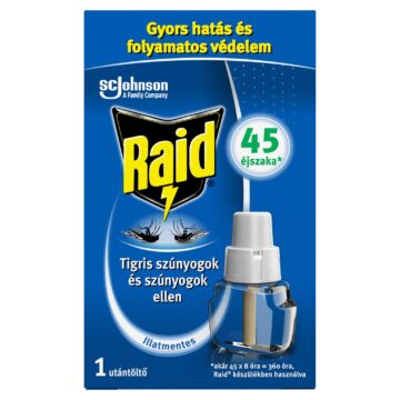 Raid illatmentes Elektromos szúnyogirtó utántöltő folyadék 27 ml