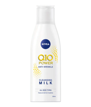 NIVEA Q10 POWER arctisztító tej 200 ml ránctalanító