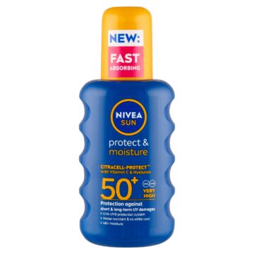 NIVEA SUN FF50+ Protect&Moisture Spray 200 ml