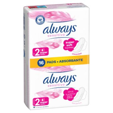Always Duo Sensitive Super egészségügyi betét 16 db