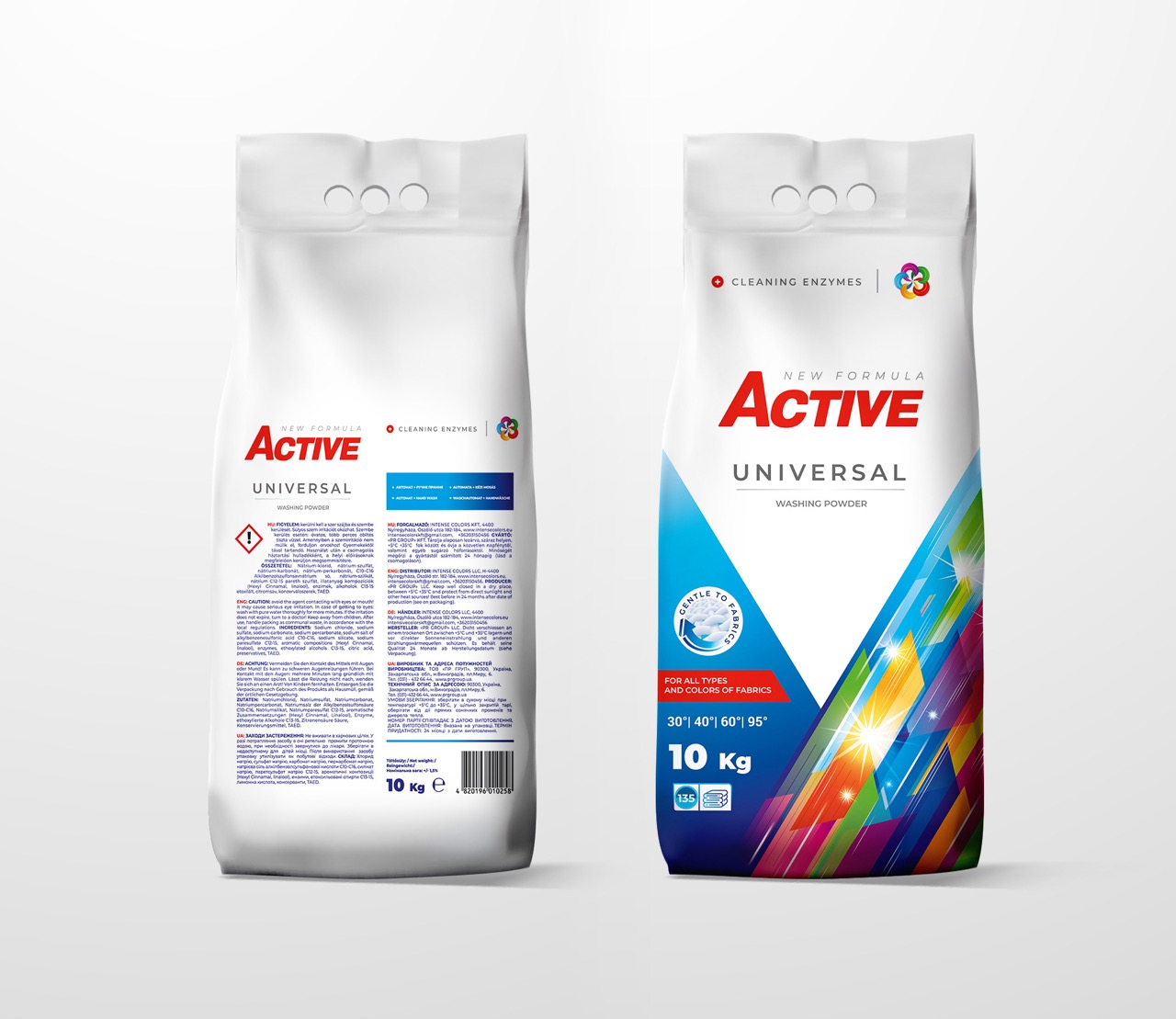 Active Universal mosópor 10 kg zsákos (130 mosás)