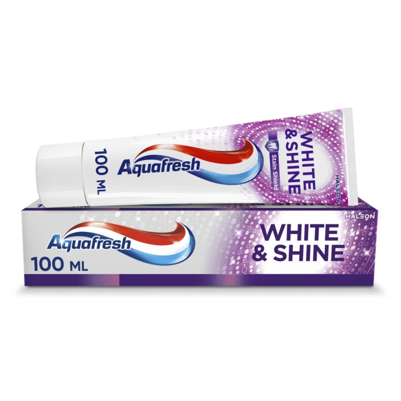 Aquafresh White and Shine fluoridos fogkrém 100 ml