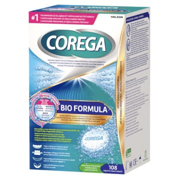 Corega Bio Formula műfogsortisztító tabletta 108 db