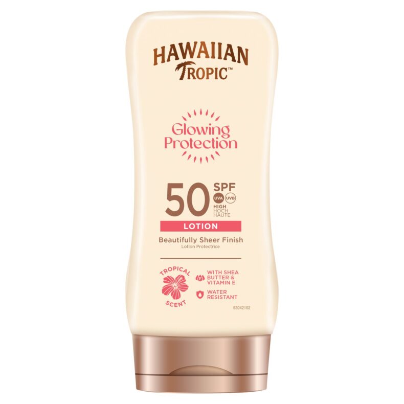 Hawaiian Tropic Glowing Protection napozó krém SPF 50 180 ml