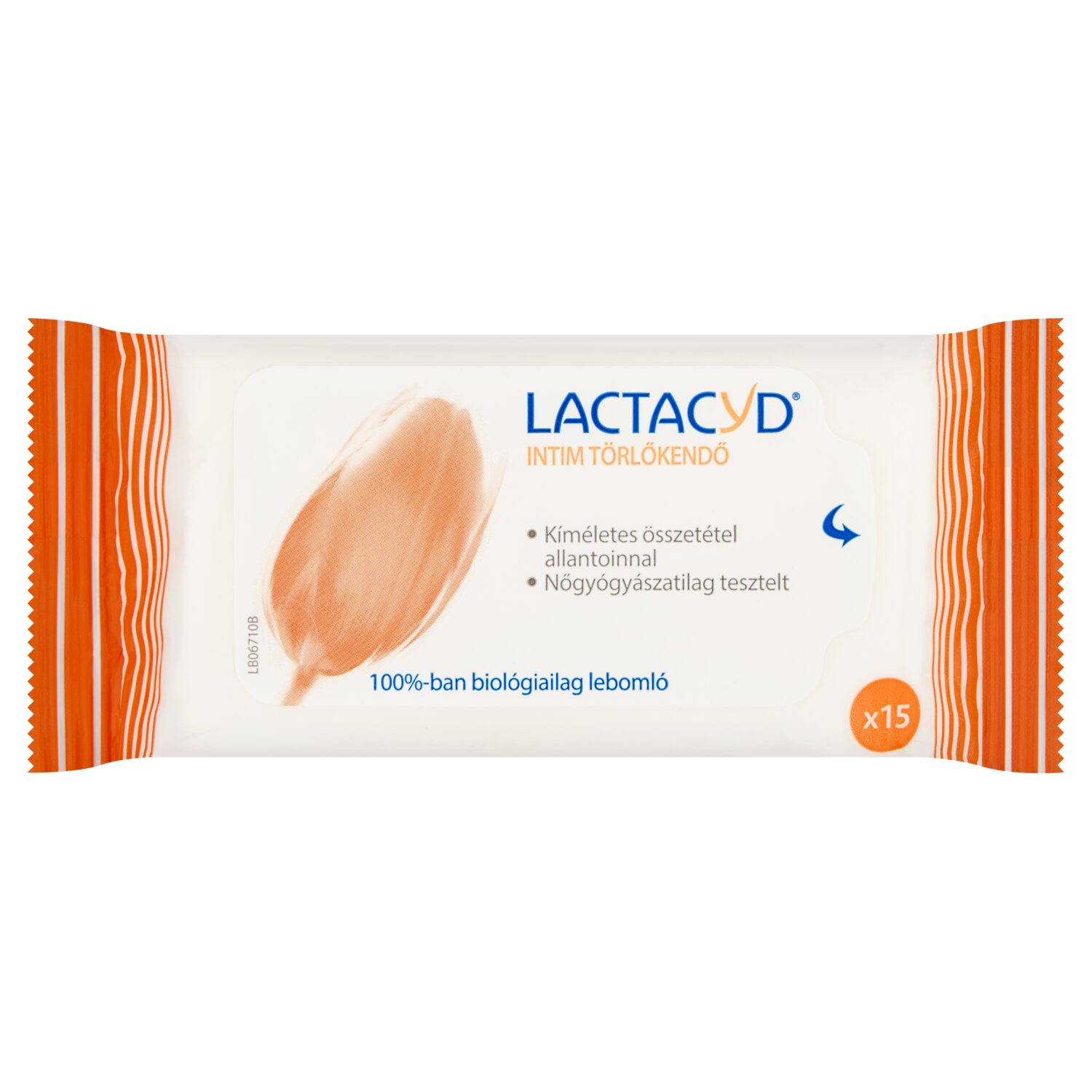 LACTACYD Intim törlőkendő 15 db