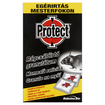 Protect rágcsálóirtó granulátum egerek számára 7 x 20 g 27 ppm