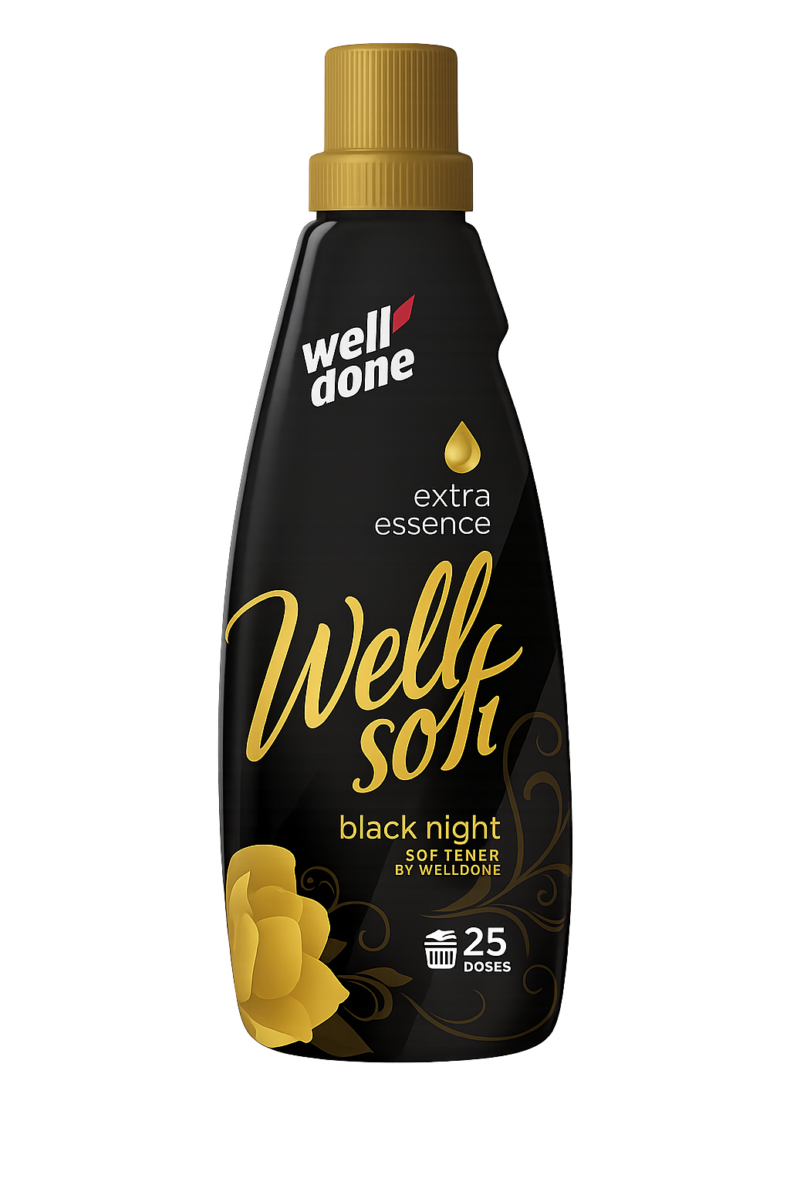 Well Soft Black Night textilöblítő koncentrátum 1 l