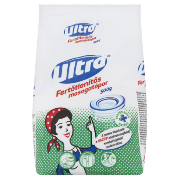 ULTRA Fertőtlenítő hatású mosogatópor 500 g