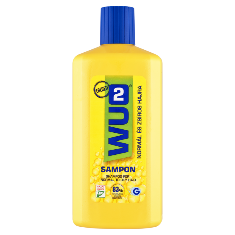 WU2 sampon normál és zsíros hajra 1000 ml