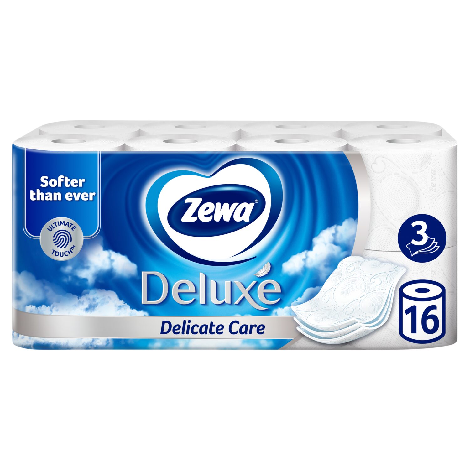 Zewa Deluxe Delicate Care toalettpapír 3 rétegű 16 tekercs