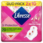 Libresse Ultra+ szárnyas egészségügyi betét 2 x 10 db