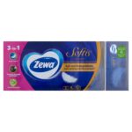 Zewa Softis Original illatmentes papír zsebkendő 4 rétegű 10 x 9 db