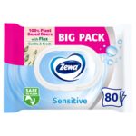 Zewa Sensitive nedves toalettpapír Big Pack 80 db