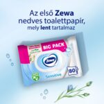 Zewa Sensitive nedves toalettpapír Big Pack 80 db