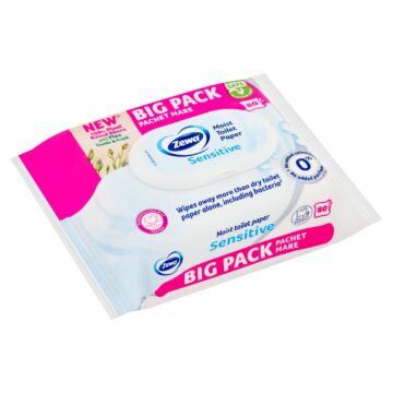 Zewa Sensitive nedves toalettpapír Big Pack 80 db