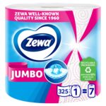 Zewa háztartási papírtörlő 2 rétegű 1 tekercses 325 lap Decor Jumbo