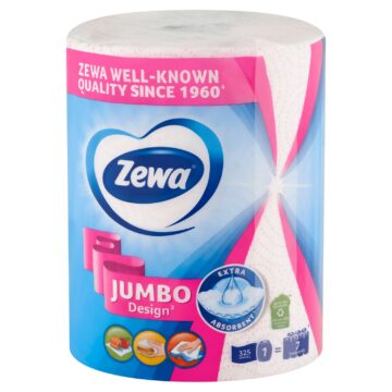 Zewa háztartási papírtörlő 2 rétegű 1 tekercses 325 lap Decor Jumbo