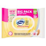 Zewa Almond Milk nedves toalettpapír Big Pack 80 db