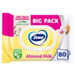 Zewa Almond Milk nedves toalettpapír Big Pack 80 db