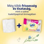 Zewa Almond Milk nedves toalettpapír Big Pack 80 db