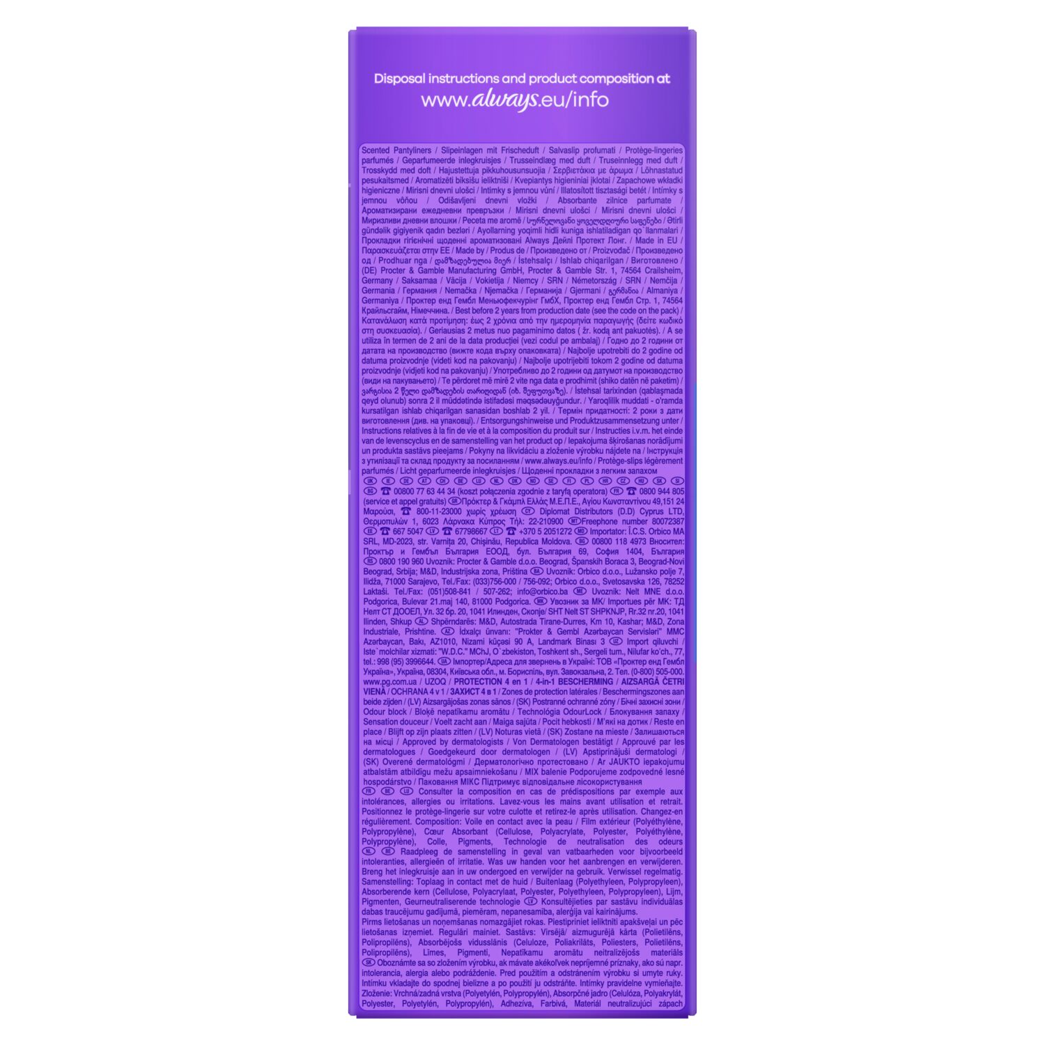 Always Large tisztasági betét 26 db