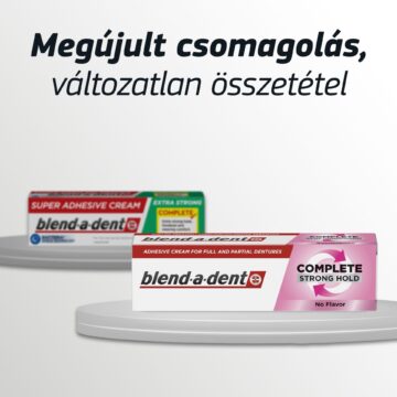 Blend-a-dent Neutral Complete Semleges Ízű Műfogsorrögzítő Krém 47 g