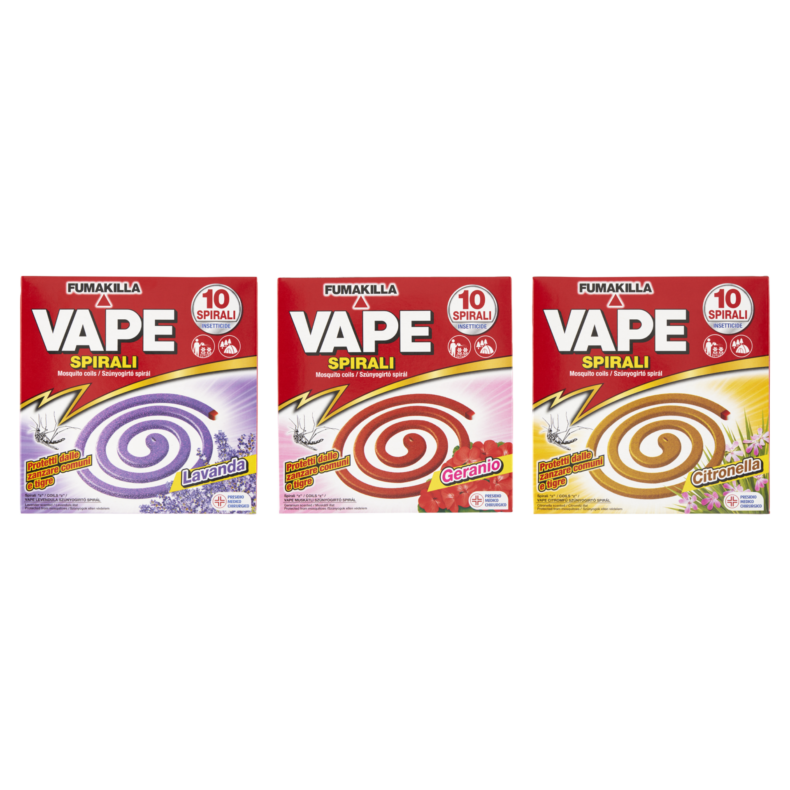 VAPE Rovarriasztó spirál 10 db