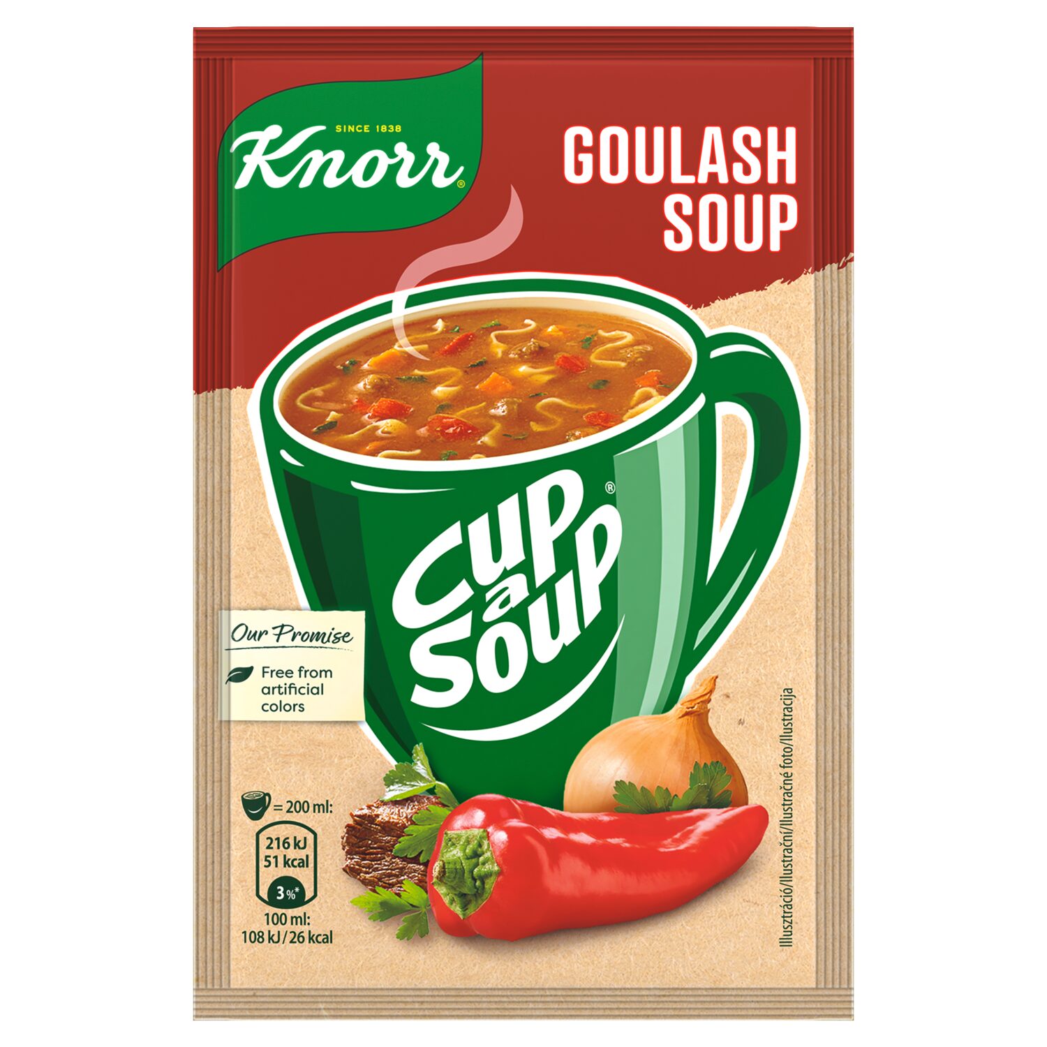 Knorr Cup a Soup bögrés instant gulyásleves 16 g