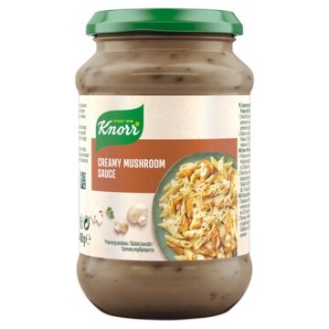 KNORR Tejszínes gombás üveges szósz 400 g