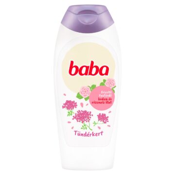 BABA tusfürdő Tündérkert bodza és rózsavíz 400 ml