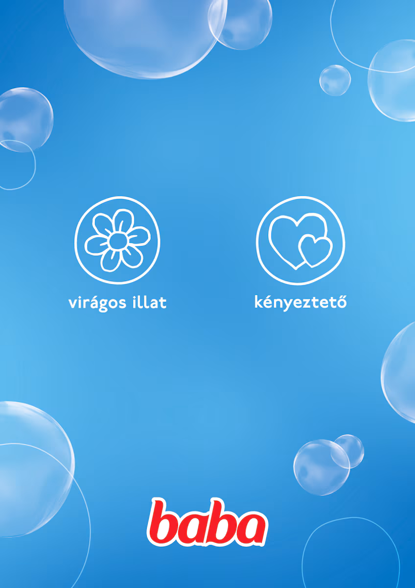 Baba magnólia illat kényeztető tusfürdő 750 ml