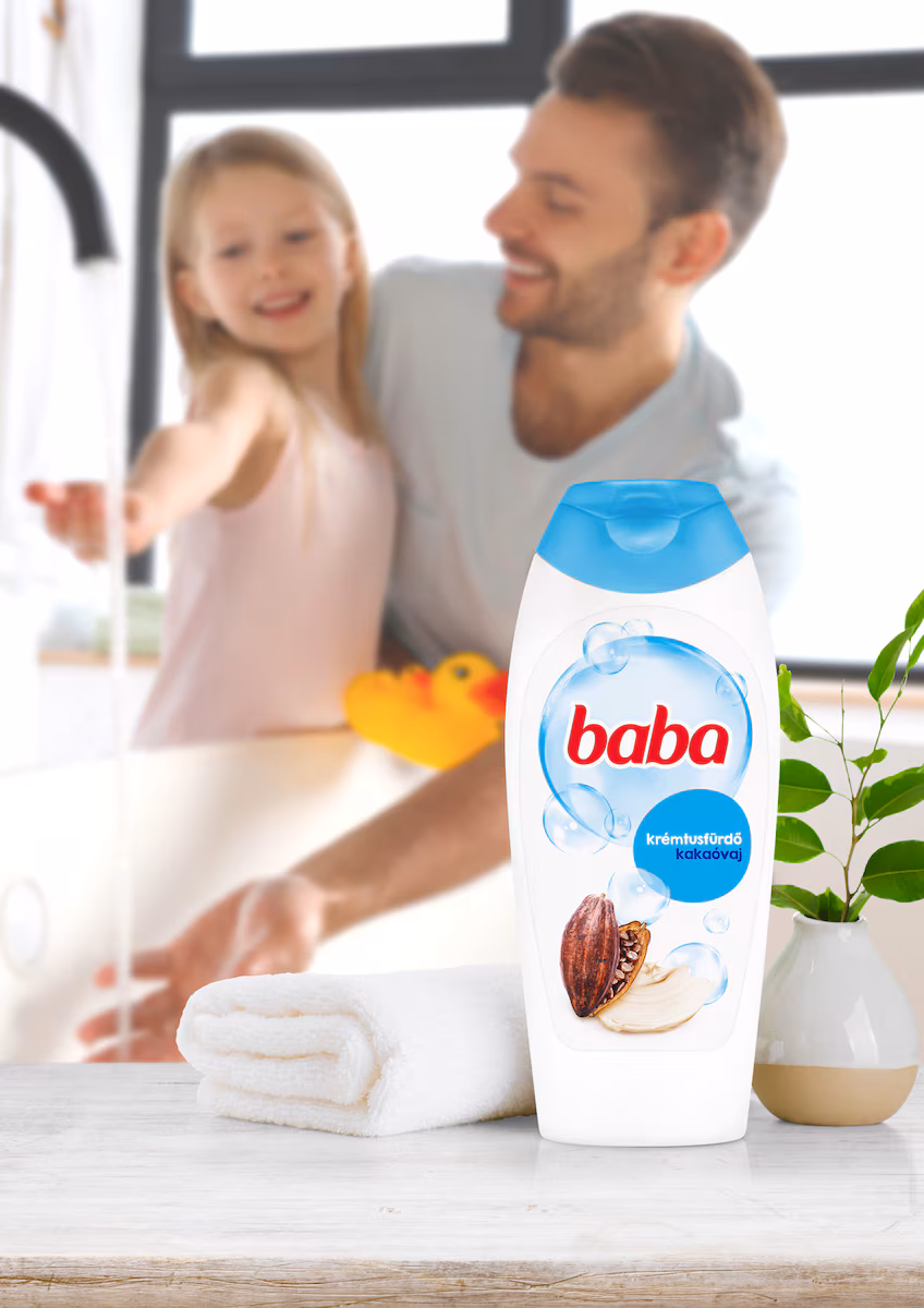 BABA tusfürdő Kakaóvaj 400 ml