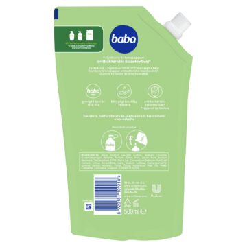Baba Lime és Koriander Antibakteriális folyékony krémszappan utántöltő 500 ml