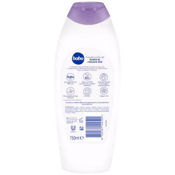 Baba Tündérkert frissítő tusfürdő bodza és rózsavíz illat 750 ml