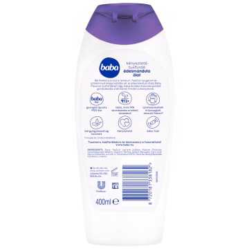BABA tusfürdő Édes mandula és Macaron 400 ml