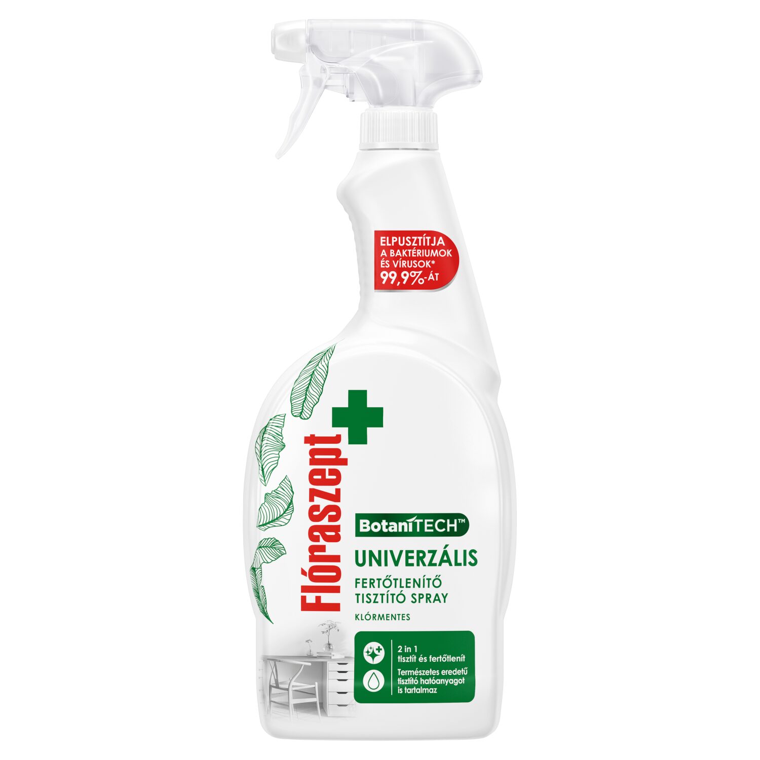 FLÓRASZEPT Botanitech Univerzális fertőtlenítő spray 700 ml