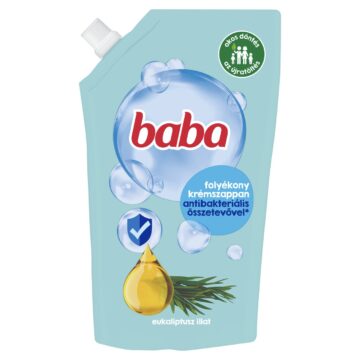 Baba Eukaliptusz illat Antibakteriális folyékony krémszappan utántöltő 500 ml