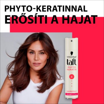 Taft Phyto-keratin 4 hajlakk minden hajtípusra 250 ml