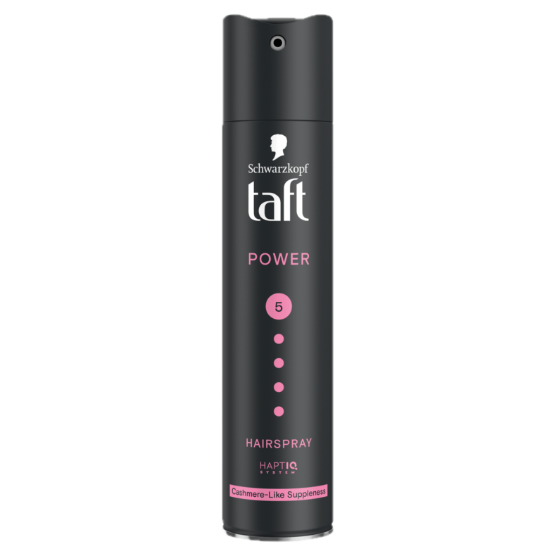 Taft Power 5 Kasmír hajlakk száraz és sérült hajra 250 ml