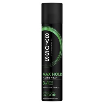Syoss Max Hold 3in1 hajlakk 300 ml - Maximális tartás