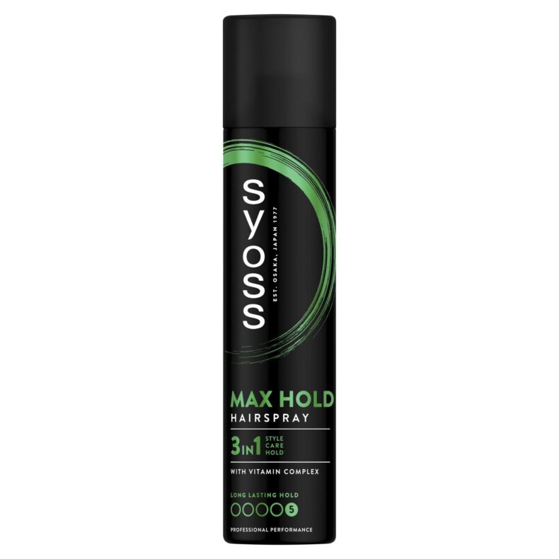 Syoss Max Hold 3in1 hajlakk 300 ml - Maximális tartás