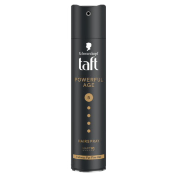 Taft Powerful Age 5 hajlakk vékonyszálú hajra 250 ml - Power Fullness 5