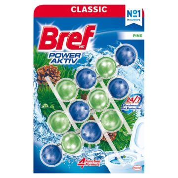 Bref Power Aktiv Pine WC frissítő 3 x 50 g