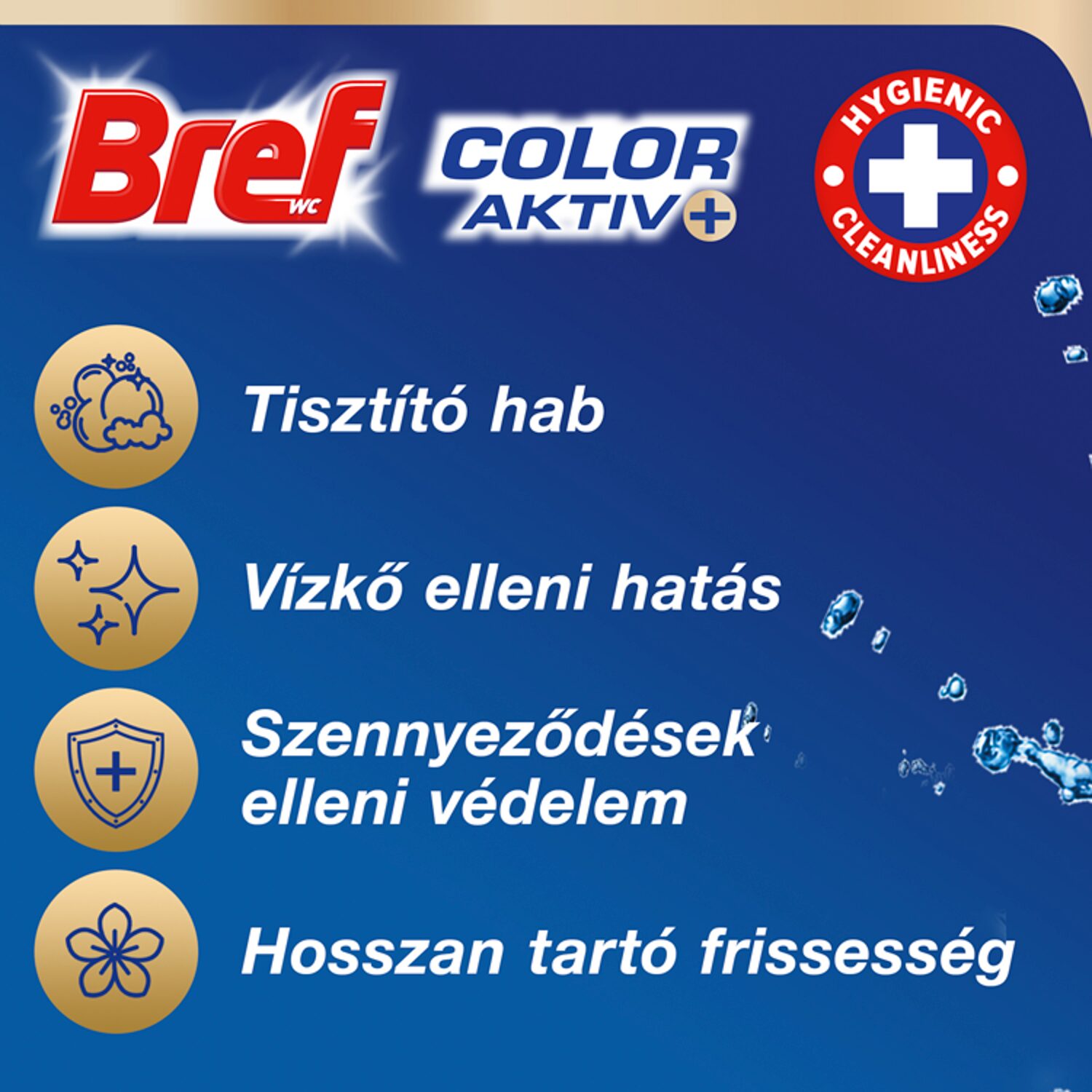 Bref Color Aktiv Eucalyptus WC frissítő 3 x 50 g
