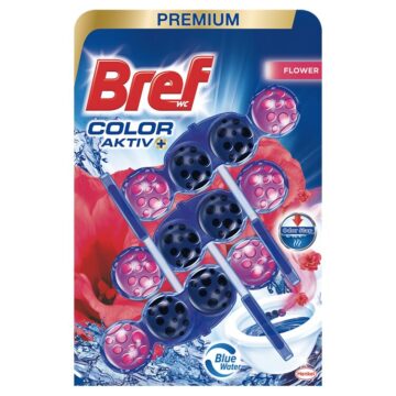 Bref Color Aktiv Fresh Flower WC frissítő 3 x 50 g