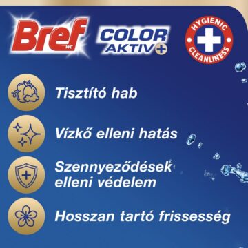 Bref Color Aktiv Fresh Flower WC frissítő 3 x 50 g